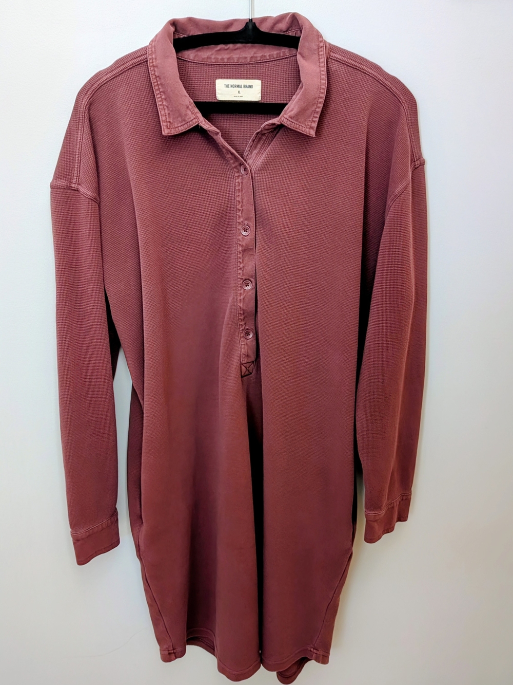 The Normal Brand Long-Sleeve Shirt Dress